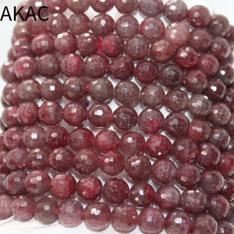 Natural Faceted Ruby Bracelet 8mm+-0.3