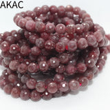 Natural Faceted Ruby Bracelet 8mm+-0.3