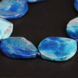 9PCS Large Dragon Veins Agate Slab Nugget Beads