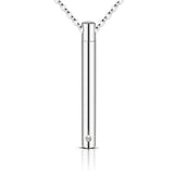 Cremation Urns Jewelry Men Women Pendant Keepsake Stainless Steel Necklace
