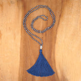 Boho Tassel Charm Necklace Buddha Head Pendant Jewelry Gift