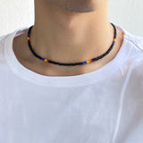 Rainbow Beads Choker LGBT Necklace for Women