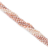 100pcs Rice Shape Freshwater Pearl Beads for Jewelry DIY