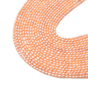 100pcs Rice Shape Freshwater Pearl Beads for Jewelry DIY