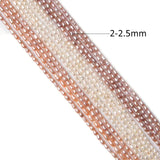 100pcs Rice Shape Freshwater Pearl Beads for Jewelry DIY