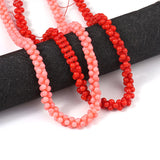 100pcs Bone Shape Pink Red Coral Loose Beads for Jewelry Making