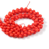 100pcs Bone Shape Pink Red Coral Loose Beads for Jewelry Making