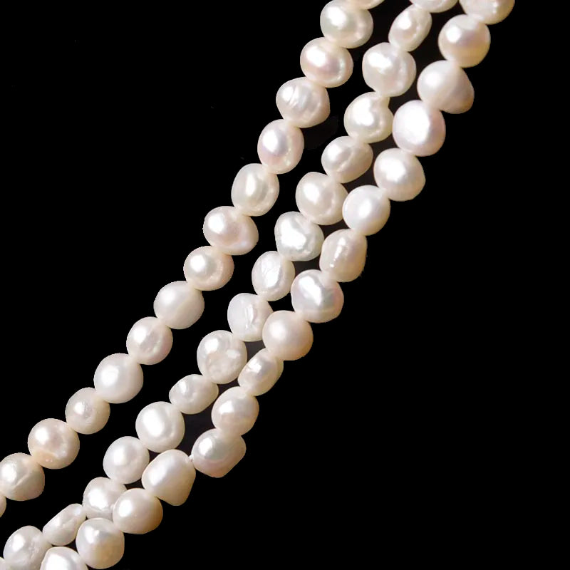 50pcs Natural Freshwater Pearl Beads DIY Women Necklace Bracelet Jewelry