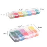 6500pcs 2mm Czech Glass Seed Beads Charm Crystal Spacer DIY Jewelry Making