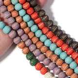 88pcs 10mm Round Printing Wooden Beads for DIY Jewelry Making