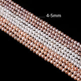 90pcs Oval Freshwater Pearl Beads Loose Beads for DIY Necklace