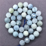 Aquamarine Beads 6-10mm Faceted Natural Stone DIY