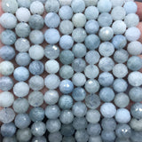 Aquamarine Beads 6-10mm Faceted Natural Stone DIY