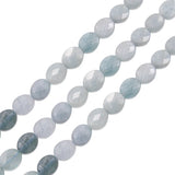 Aquamarine Beads Strand Natural Semiprecious Stone For Jewelry Making DIY