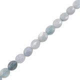 Aquamarine Beads Strand Natural Semiprecious Stone For Jewelry Making DIY