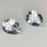 Aquamarine Pear 9x7mm
