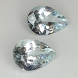 Aquamarine Pear 9x7mm
