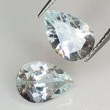 Aquamarine Pear 9x7mm