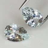 Aquamarine Pear 9x7mm