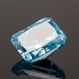 Aquamarine Crushed Ice CZ High Carbon Diamond Lab Zircon 5A+ 4K Cut