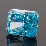 Aquamarine Crushed Ice CZ High Carbon Diamond Lab Zircon 5A+ 4K Cut