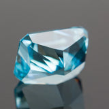 Aquamarine Crushed Ice CZ High Carbon Diamond Lab Zircon 5A+ 4K Cut
