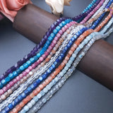 Aquamarine/Crystal/Sunstone 4mm Faceted Beads for DIY Jewelry Making