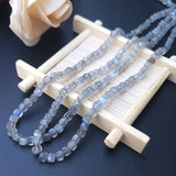 Aquamarine/Crystal/Sunstone 4mm Faceted Beads for DIY Jewelry Making