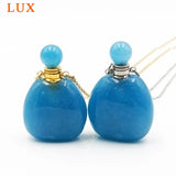 Aquamarine Pendant Necklace December Birthstone