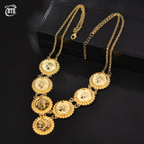 Islamic Coin Necklace for Women - Arab/Africa Style Jewelry