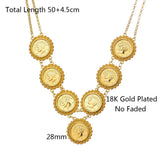 Islamic Coin Necklace for Women - Arab/Africa Style Jewelry
