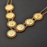 Islamic Coin Necklace for Women - Arab/Africa Style Jewelry