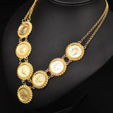 Islamic Coin Necklace for Women - Arab/Africa Style Jewelry