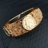 Arab Bridal Coin Plated Bracelet Ethnic Jewelry