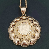 Arab Muslim Women's Coin Pendant Necklace Ethnic Bride Jewelry