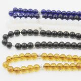 Arab Printed Glass Masbahah Islamic Prayer Beads 33 Beads 10MM Strand Bracelets