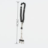 Arab Printed Glass Masbahah Islamic Prayer Beads 33 Beads 10MM Strand Bracelets