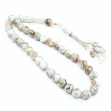 Arab Printed Glass Masbahah Islamic Prayer Beads 33 Beads 10MM Strand Bracelets