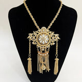 Arab Wedding Necklace Tassel Pendant Algerian Jewelry Metal Waist Adjuster