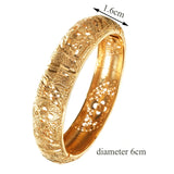 Arabian Dubai Wedding Jewelry Cuff Bracelets Wedding Plated Jewelry