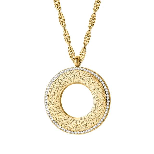 Arabian Point Diamond Necklace Stainless Steel for Women and Men