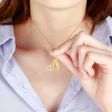 Allah Calligraphy Necklace for Women Islamic Muslim Religion Jewelry