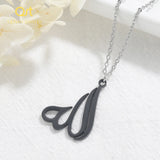 Allah Calligraphy Necklace for Women Islamic Muslim Religion Jewelry