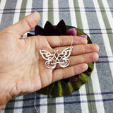 Arabic Calligraphy Necklace Butterfly Shape Islamic Name Pendant
