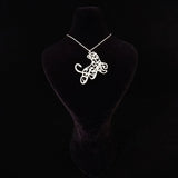 Arabic Calligraphy Necklace Lioness Shape Name Pendant