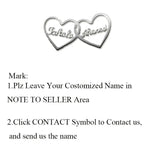 Customizable Arabic Name Necklace Stainless Steel Pendant