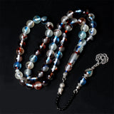 Arabic Misbaha 10MM 51 beads High resin glow in dark rosary bead muslim kehribar