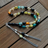 Colorful Resin Tasbih 33 Beads Islamic Rosary Turkey Jewelry