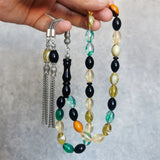 Colorful Resin Tasbih 33 Beads Islamic Rosary Turkey Jewelry