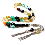 Colorful Resin Tasbih 33 Beads Islamic Rosary Turkey Jewelry